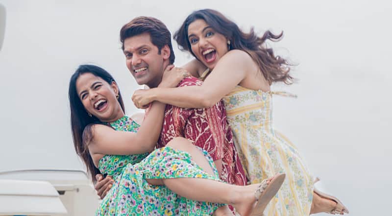 actors arya, nikhila vimal and vaishnavi