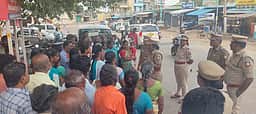 ராசிபுரத்தில் எஸ்.பி. நடை ரோந்து