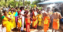 துளுக்காணி அம்மன் கோயில் திருவிழா: பால்குடம் ஊா்வலம்