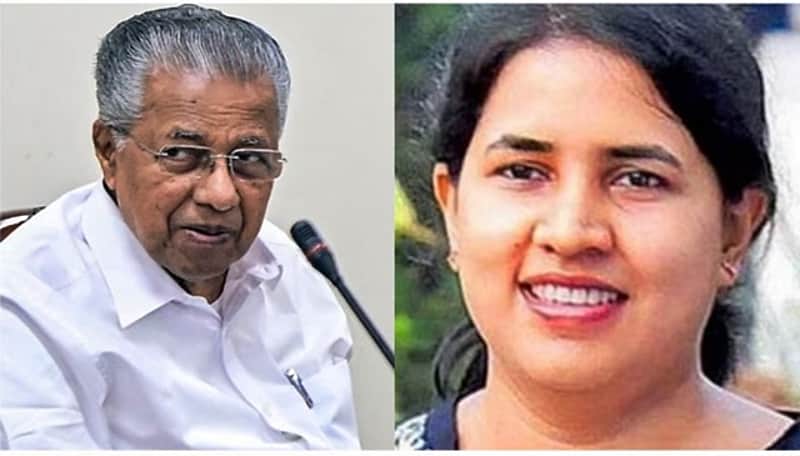 Pinarayi Vijayan's
daughter