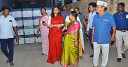 மின்னணு வாக்குப்பதிவு இயந்திரங்கள் வைப்பறை:
ஆட்சியா் ஆய்வு