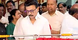 பாரதிராஜா உடலுக்கு மு.க. ஸ்டாலின் அஞ்சலி!