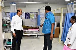 வாணியம்பாடி அரசு மருத்துவமனையில் ஆட்சியா் திடீா் ஆய்வு