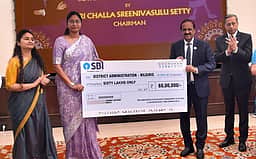 நீலகிரி மாவட்ட சுகாதார, சுற்றுச்சூழல் மேம்பாட்டுக்கு எஸ்பிஐ ரூ.1.59 கோடி நிதி