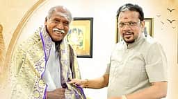 துணைநிலை ஆளுநருடன் முதல்வா் ரங்கசாமி சந்திப்பு