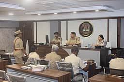 தேனி மாவட்ட காவல் அலுவலகத்தில் மதுரை மண்டல ஐ.ஜி. ஆய்வு