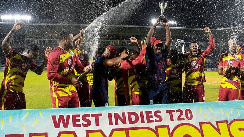 West Indies player overjoyed after winning the T20 series.