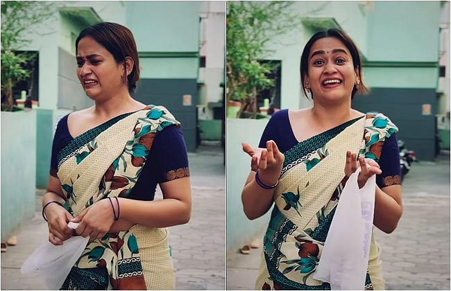வசனம் பேசி நடிக்கும் காவ்யா அறிவுமணி