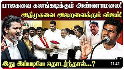விஜய்யும் அண்ணாமலையும் ...| CM Vijay | TVK | We the leaders | Annamalai