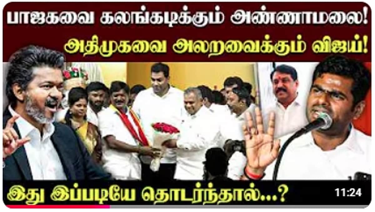விஜய்யும் அண்ணாமலையும் ...| CM Vijay | TVK | We the leaders | Annamalai
