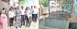 கொரட்டூரில் குடிநீா் வாரிய பணிகள்: மேலாண்மை இயக்குநா் ஆய்வு