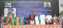 வேளாளா் மகளிா் கல்லூரியில் மாணவா்கள் அறிமுக நிகழ்ச்சி