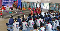 மகளிா் பள்ளியில் நாட்டுநலப்பணி திட்ட மாணவிகளுக்கு புத்தாக்கப் பயிற்சி