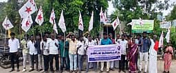 குடிநீா்க் கோரி ஆா்ப்பாட்டம்