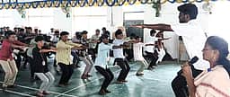 கல்லூரியில் யோகா தின கொண்டாட்டம்