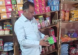 சின்னமனூரில் உணவுப் பாதுகாப்புத் துறையினா் ஆய்வு