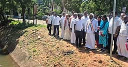 ராதாபுரம் கால்வாயில் திருநெல்வேலி எம்.பி. ஆய்வு