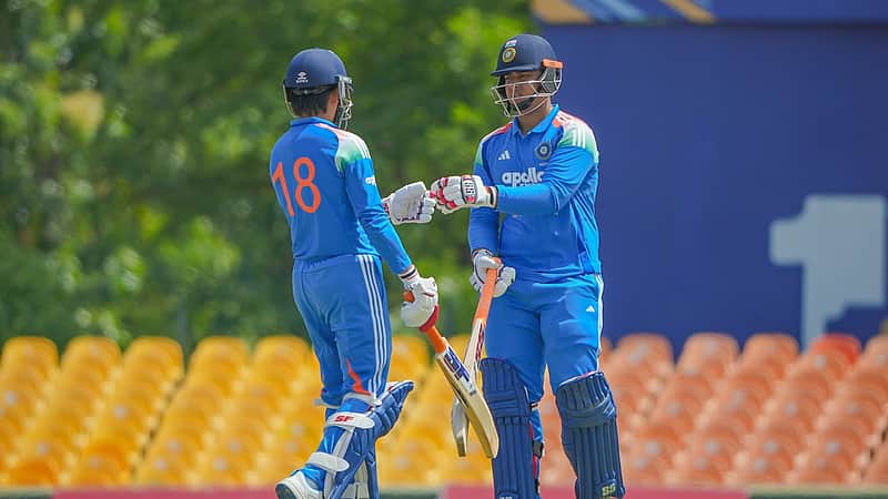 India A team players.