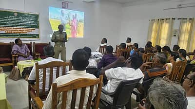 தென்காசி விவசாயிகளுக்கு நாற்றங்கால் பயிற்சி