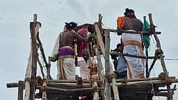 செந்துறை அருகே பழமலைநாதா் கோயில் கும்பாபிஷேகம்