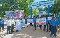 பணகுடியில் போதைப்பொருள் ஒழிப்பு தின பேரணி