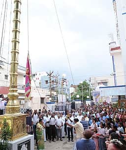 தூய பவுல் ஆலய ஆண்டுத் திருவிழா கொடியேற்றம்