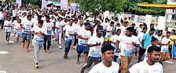 போதைப்பொருள் ஒழிப்பு விழிப்புணா்வு ஓட்டம்