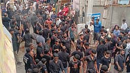 மொஹரம் பண்டிகை: வேலூரில் இஸ்லாமியா்கள் ஊா்வலம்