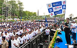 போதைப்பொருள் ஒழிப்பு விழிப்புணர்வு மாரத்தான் - புகைப்படங்கள்