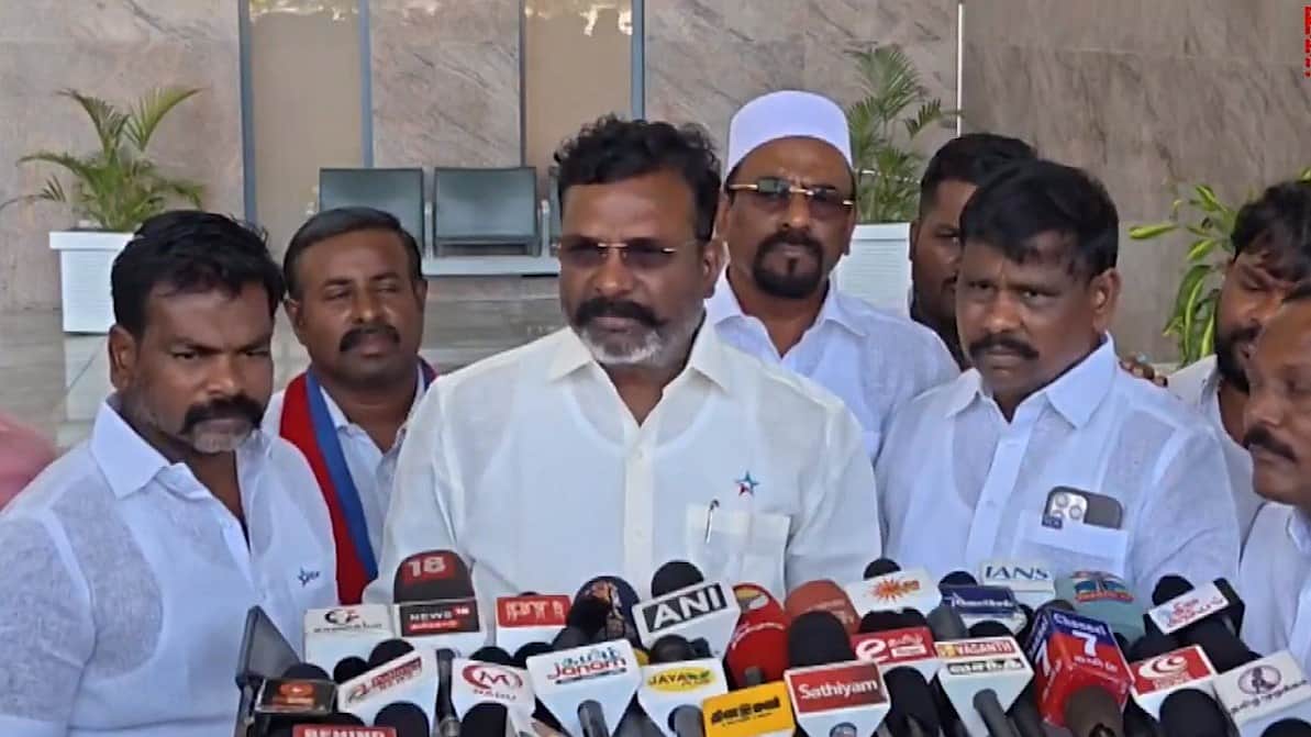தவெகவுக்கு கம்யூனிஸ்ட் ஆதரவு உண்டு; மிசா கொடுமையைச் சந்தித்தவர் மு.க. ஸ்டாலின்! திருமாவளவன்