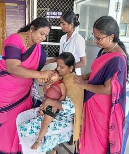 திண்டுக்கல்லில் 1.51 லட்சம்
குழந்தைகளுக்கு போலியோ சொட்டு மருந்து
