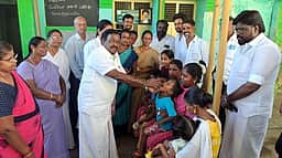 மாவட்டத்தில் 2. 38 லட்சம் குழந்தைகளுக்கு போலியோ தடுப்பு சொட்டு மருந்து
