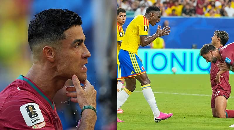 Ronaldo, Colombia – Portugal players.