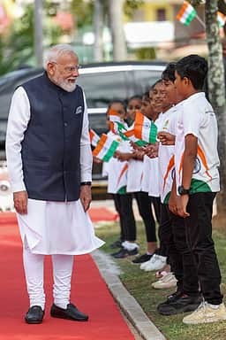 செஷல்ஸ் நாட்டில் பிரதமர் மோடி!