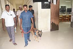 வேலூா் நீதிமன்றத்துக்கு வெடிகுண்டு மிரட்டல்: தீவிர சோதனை