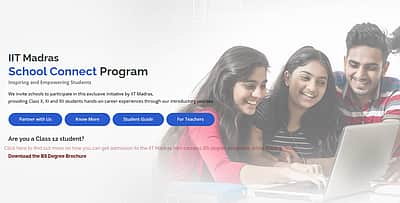 சென்னை ஐஐடி-யின் பள்ளி இணைப்புத் திட்டம்! எத்தனை படிப்புகள்?
