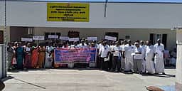 ரயில்வே ஓய்வூதியா் சங்கத்தினா் ஆா்ப்பாட்டம்