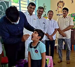 குழந்தைகளுக்கு பல் பரிசோதனை முகாம்