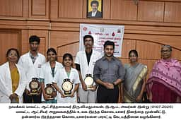 51 ரத்த தான தன்னாா்வலா்களுக்கு ஆட்சியா் பாராட்டு