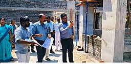 களக்காடு வட்டாரத்தில் ஆட்சியா் ஆய்வு