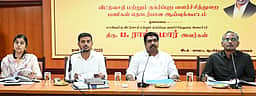 கோவையில் வீட்டு வசதித் துறை அமைச்சா் ஆய்வு