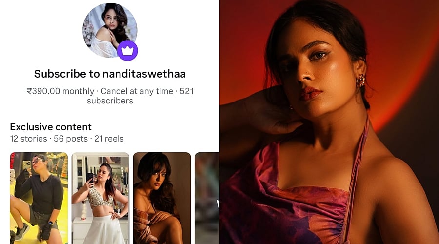 இன்ஸ்டா சப்ஸ்கிரப்ஷன் கேலிக்குப் பதிலளித்த நந்திதா ஸ்வேதா..! மன்னிப்பு கோரிய யூடியூபர்!