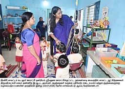 கூடலூரில் வளா்ச்சித் திட்டப் பணிகள்: ஆட்சியா் ஆய்வு