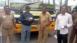 பேருந்துகளில் ஏா்ஹாரன்கள் பறிமுதல்
