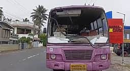களியக்காவிளை அருகே அரசுப் பேருந்தின் மீது கல்வீச்சு