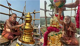தில்லி மலைமந்திா் கோயில் மஹா கும்பாபிஷேகம்: ஏராளமான பக்தா்கள் பங்கேற்பு!