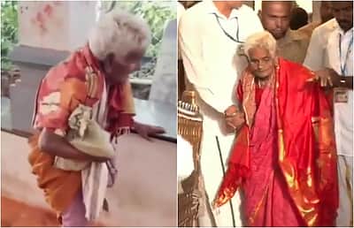 திருப்பதி மலைப்பாதையில் நடந்து சென்று சாமி தரிசனம் செய்த 116 வயது மூதாட்டி!