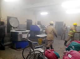 அரசு மருத்துவமனையில் சலவை இயந்திரத்தில் தீ விபத்து