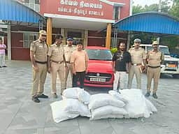 குட்கா பொருள்களை கடத்திய இருவா் கைது; 120 கிலோ பறிமுதல்