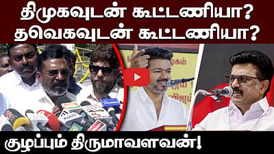 அமைச்சரவையில் சேர்ந்ததாலேயே தவெக கூட்டணியில் இடம்பெற்றுவிட்டோம் என்று பொருளல்ல - Thirumavalavan